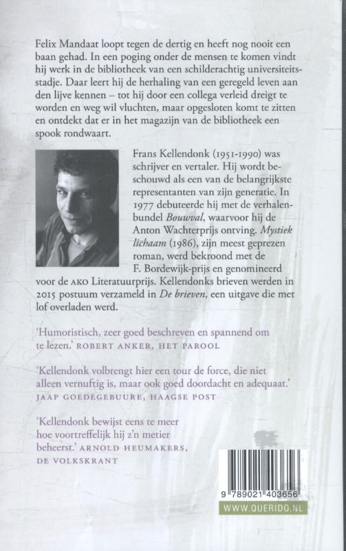 Achterkant van Letter en geest