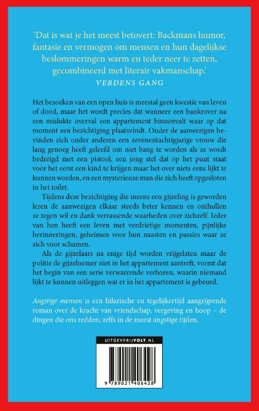 Achterkant van Angstige mensen