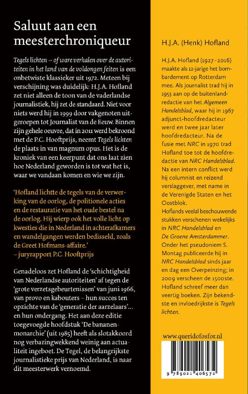 Achterkant van Tegels lichten