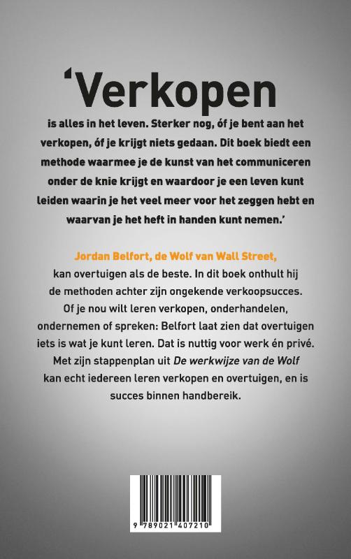Achterkant van De werkwijze van de Wolf