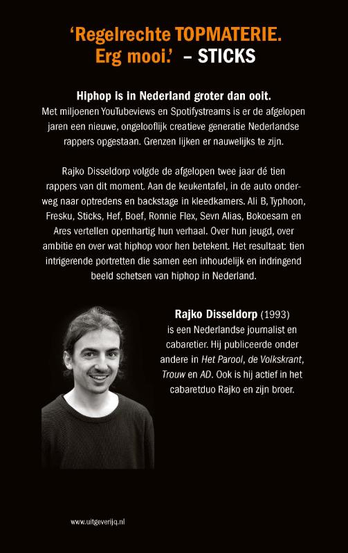 Achterkant van Hiphop in Nederland