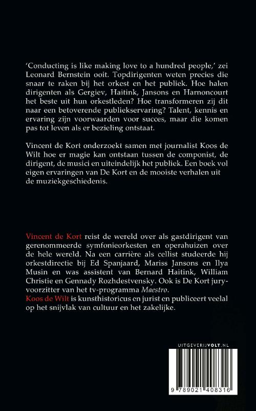 Achterkant van De magie van de maestro