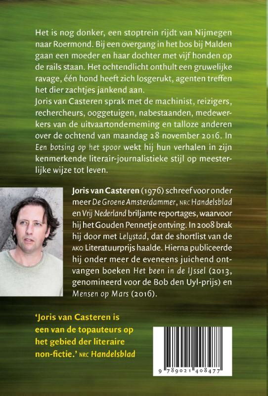 Achterkant van Een botsing op het spoor