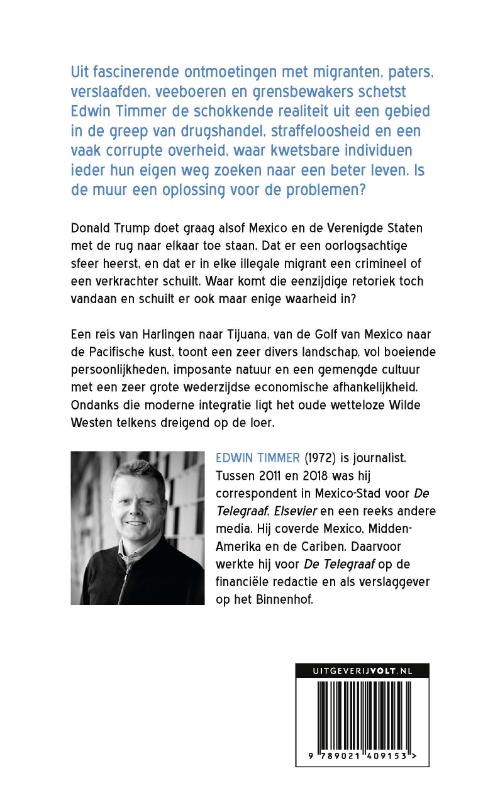 Achterkant van Langs de muur van Trump