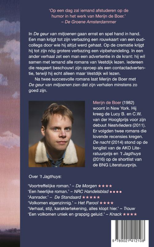 Achterkant van De geur van miljoenen