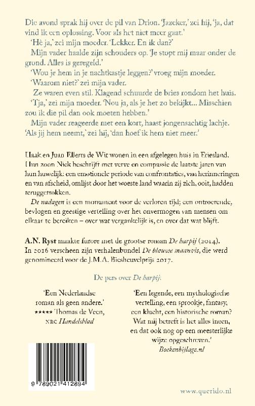 Achterkant van De nadagen