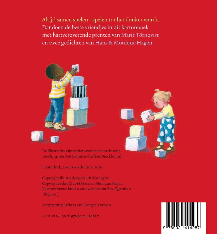 Achterkant van Spelen tot het donker wordt