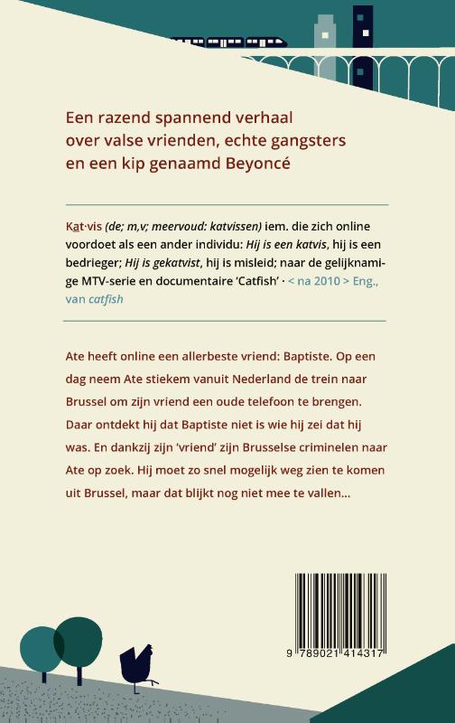 Achterkant van Katvis