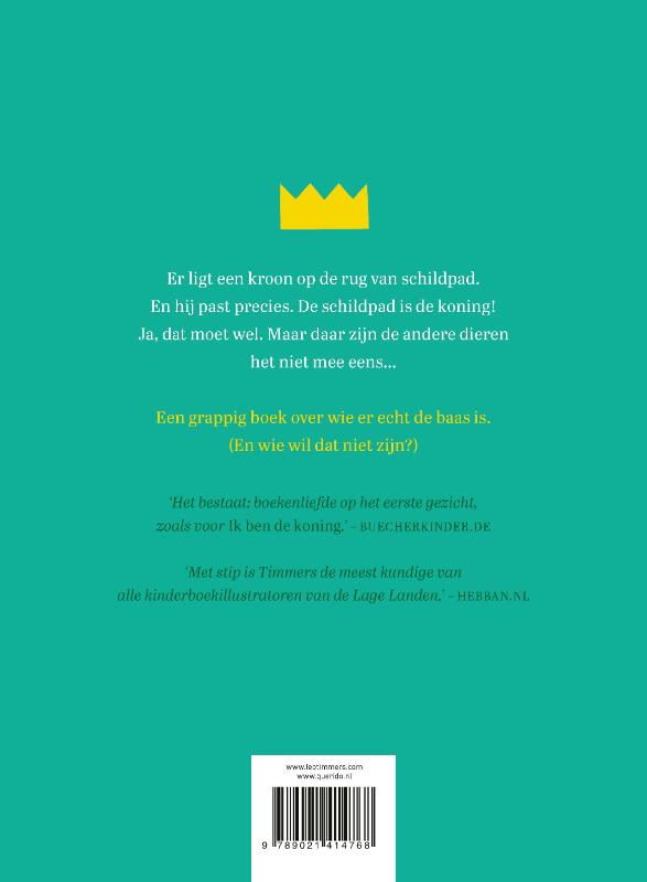 Achterkant van Ik ben de koning