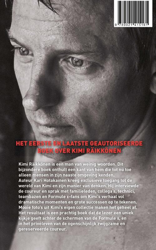 Achterkant van Kimi Räikkönen