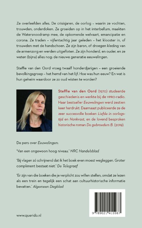 Achterkant van Nieuwe eeuwelingen