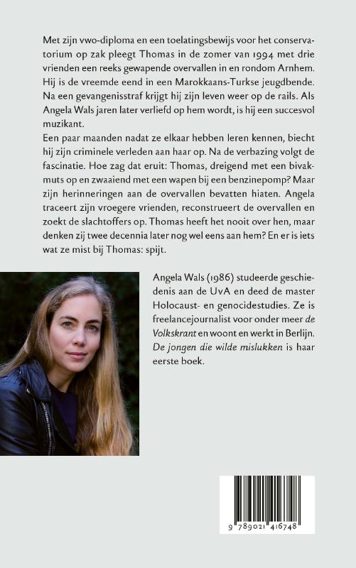 Achterkant van De jongen die wilde mislukken