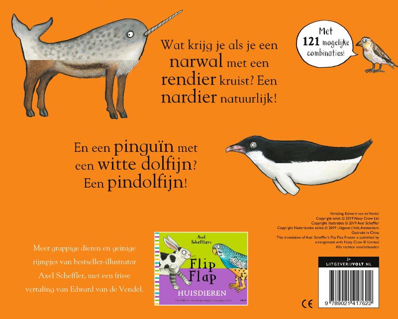 Achterkant van Flip Flap Winterdieren
