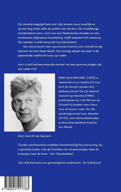 Achterkant van Amir