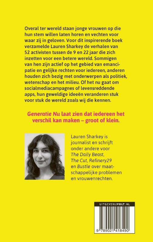 Achterkant van Generatie Nu
