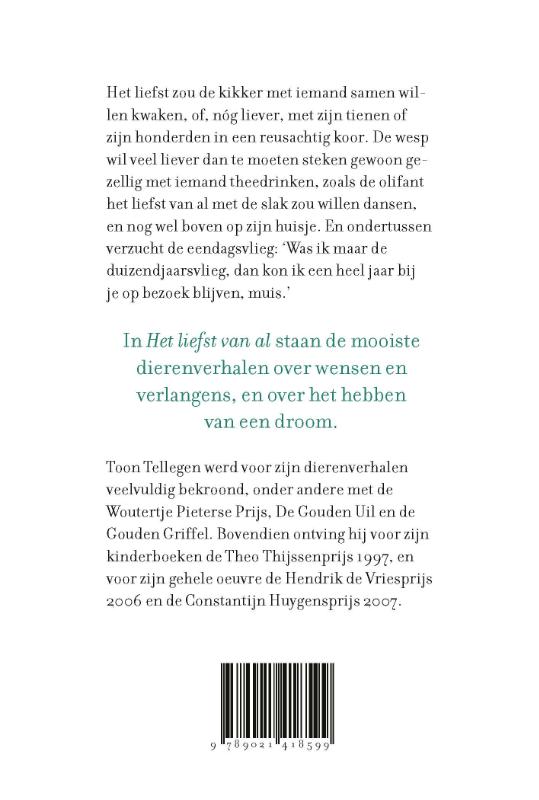 Achterkant van Het liefst van al