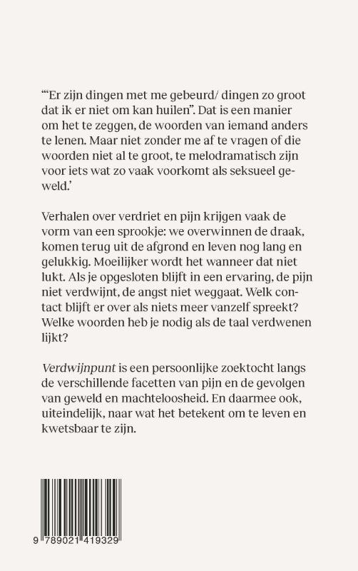 Achterkant van Verdwijnpunt