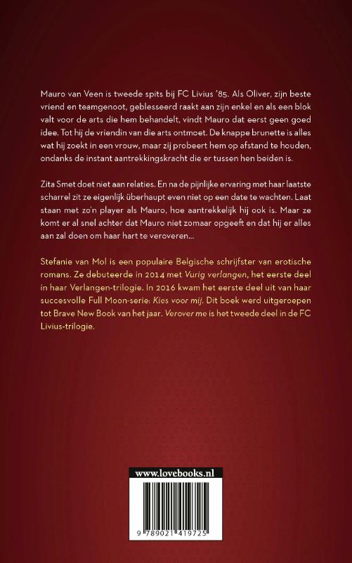 Achterkant van Verover me