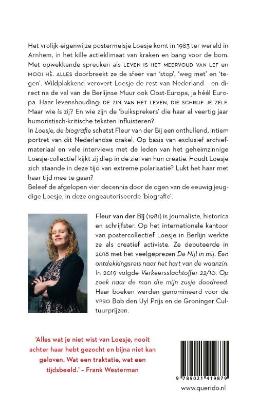 Achterkant van Loesje