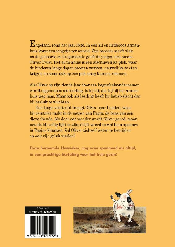 Achterkant van Oliver Twist