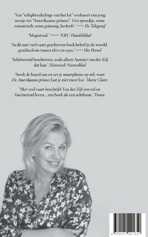 Achterkant van De amerikaanse prinses