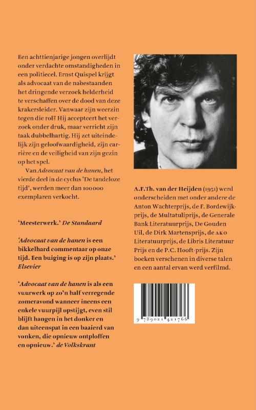 Achterkant van Advocaat van de hanen