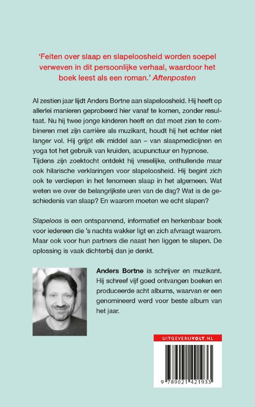 Achterkant van Slapeloos