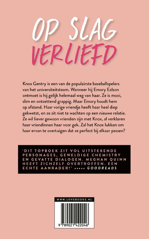 Achterkant van Op slag verliefd
