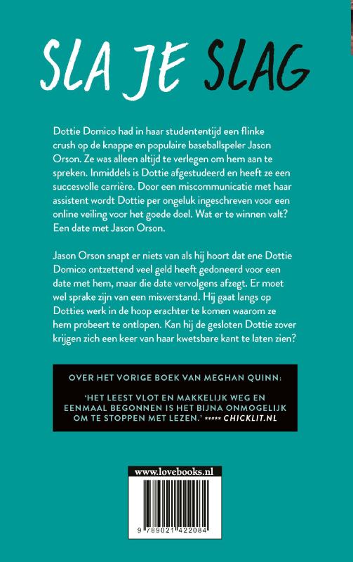 Achterkant van Sla je slag