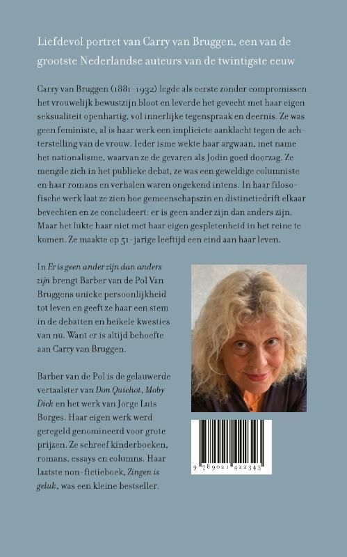 Achterkant van Er is geen ander zijn dan anders zijn