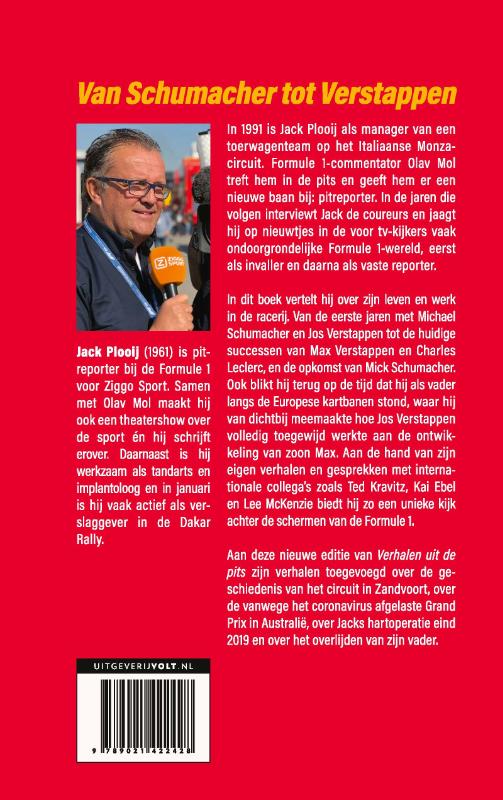 Achterkant van Verhalen uit de pits