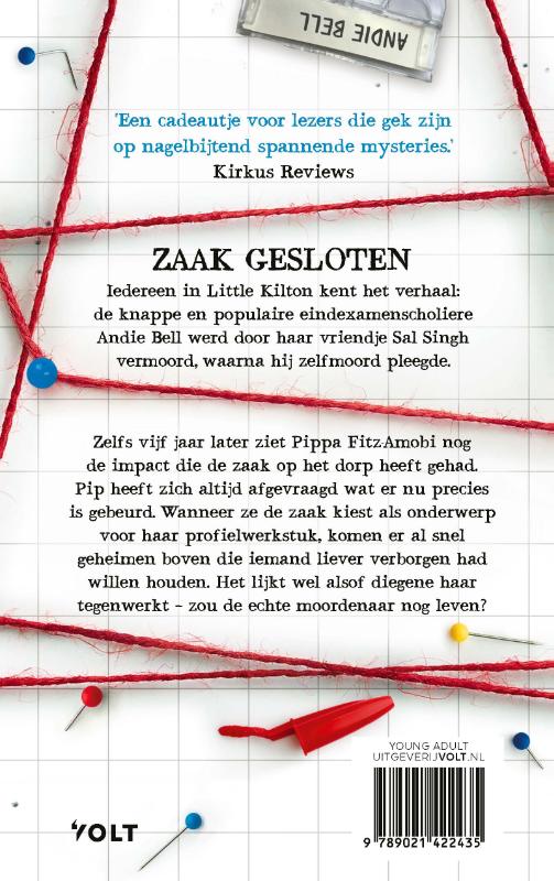 Achterkant van Moordgids voor lieve meisjes