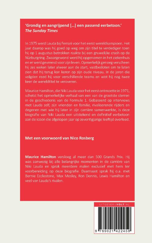 Achterkant van Niki Lauda