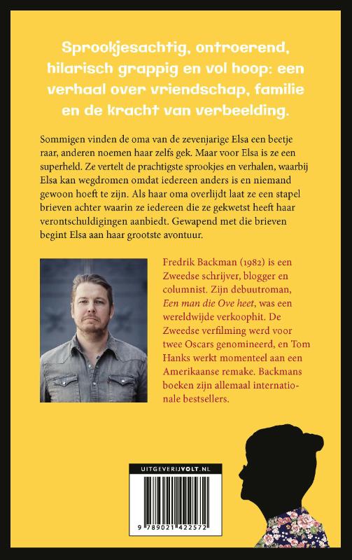 Achterkant van Oma heeft me gestuurd om te zeggen dat het haar spijt
