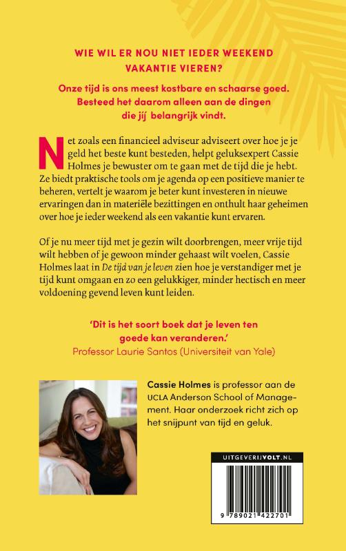 Achterkant van De tijd van je leven