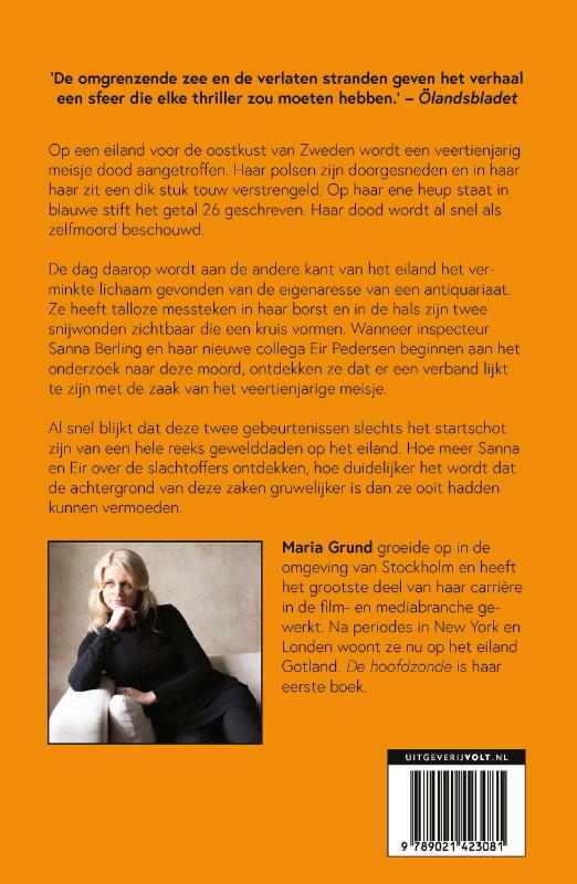 Achterkant van De hoofdzonde