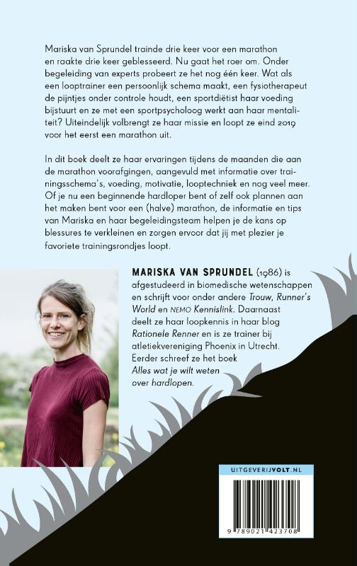 Achterkant van Missie marathon