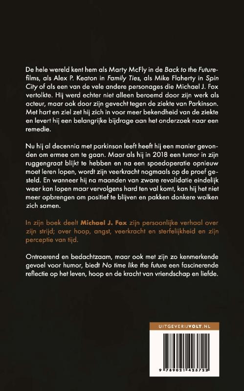 Achterkant van No time like the future