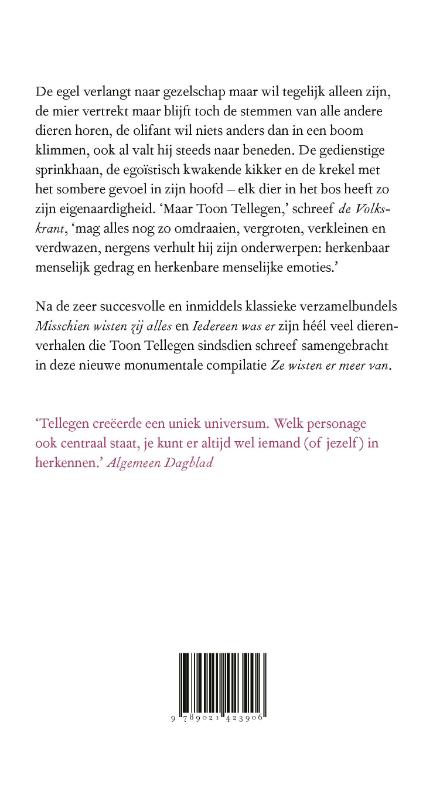 Achterkant van Ze wisten er meer van