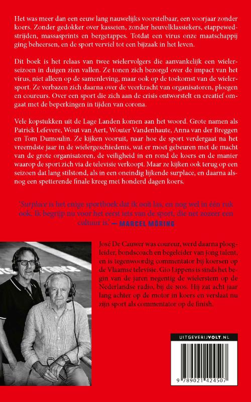 Achterkant van Surplace
