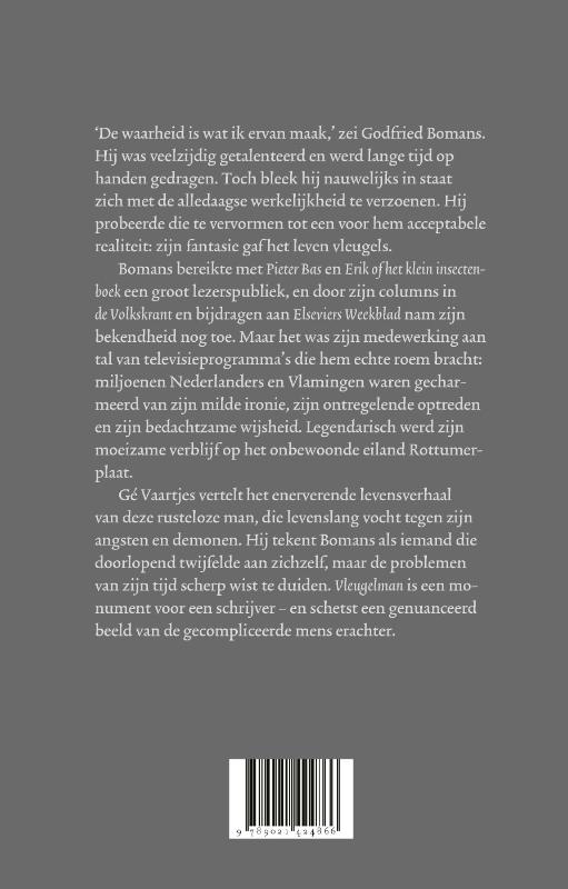 Achterkant van Vleugelman