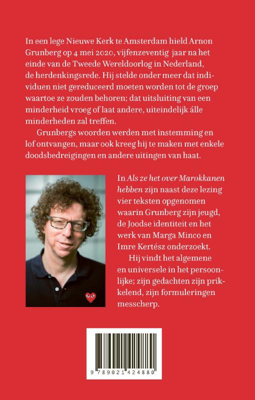 Achterkant van Als ze het over Marokkanen hebben