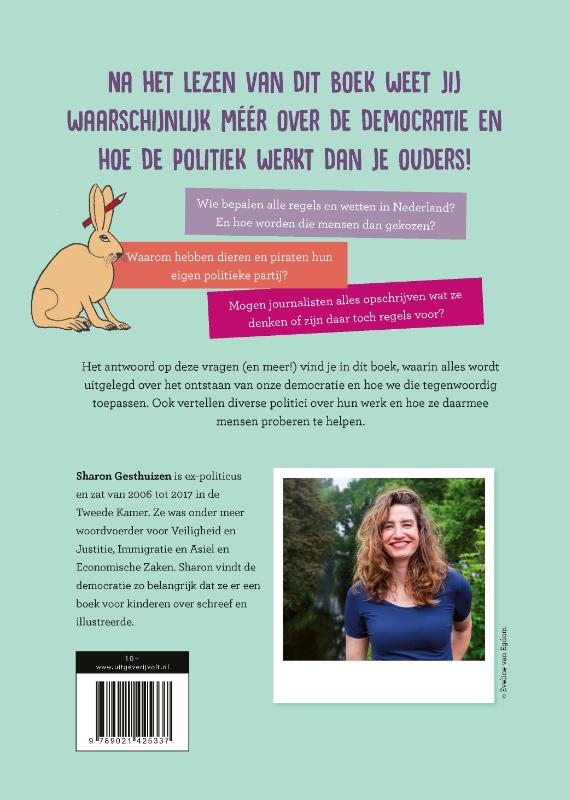 Achterkant van Piraten, dieren, bejaarden