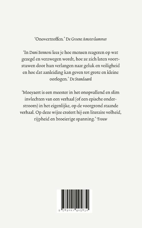 Achterkant van Dani Bennoni