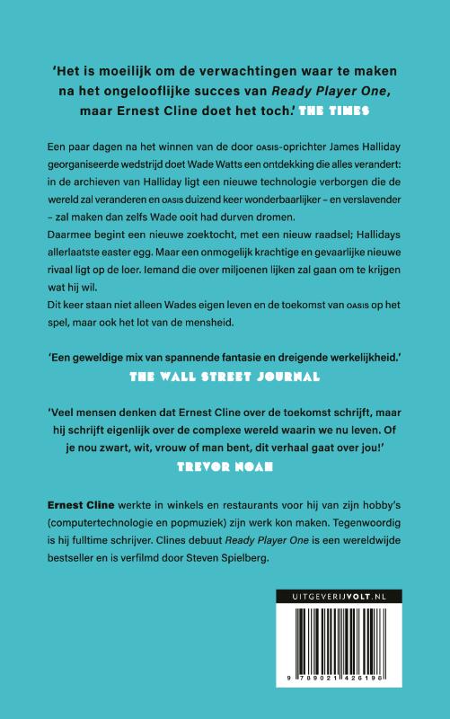 Achterkant van Ready Player Two