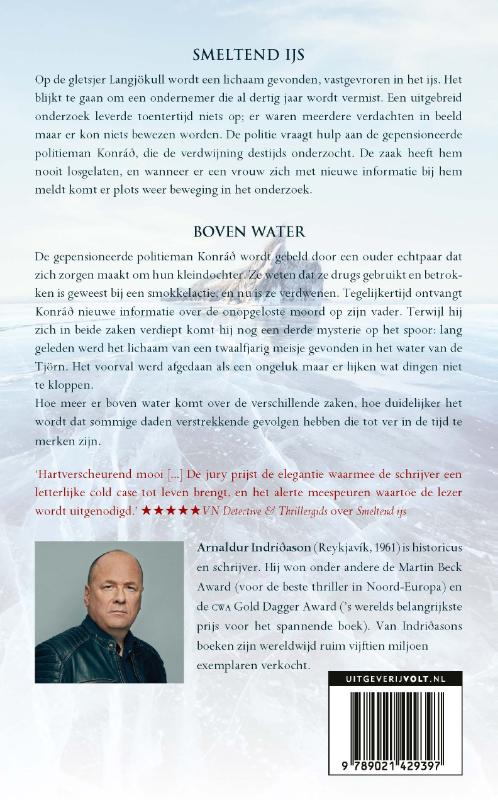 Achterkant van Smeltend ijs & Boven water