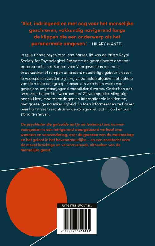 Achterkant van De psychiater die geloofde dat je de toekomst zou kunnen voorspellen