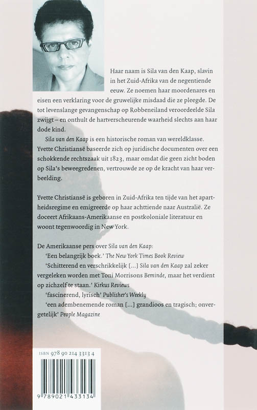 Achterkant van Sila van den Kaap