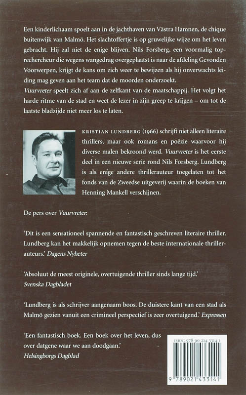 Achterkant van Vuurvreter