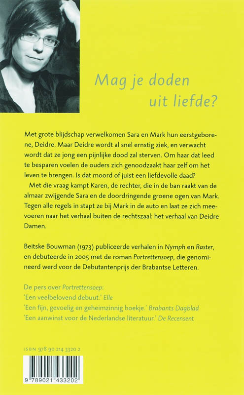 Achterkant van Kindengel